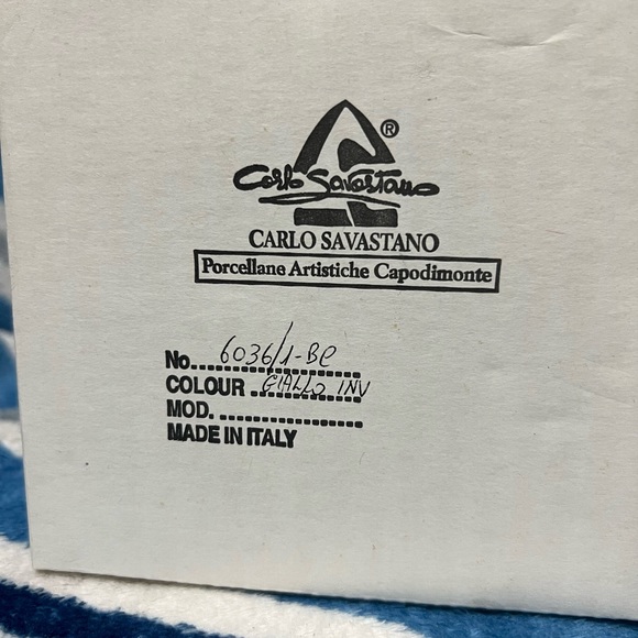 Italian Capodimonte Style Light Porcelain Rose - Picture 10 of 11